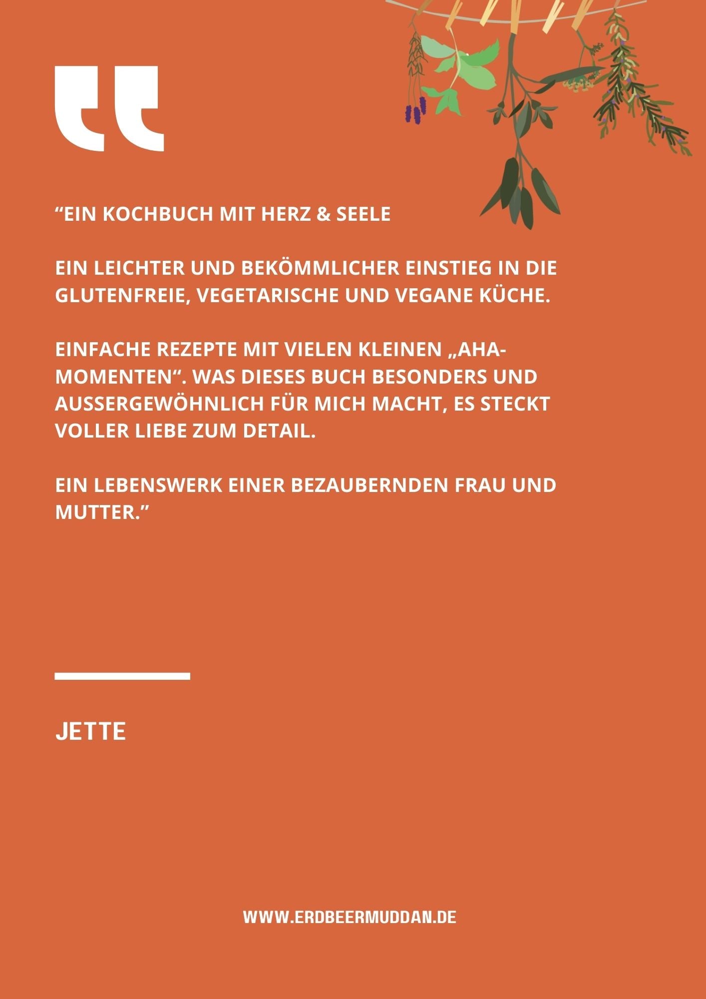 Erdbeermuddan Kochbuch - backt & kocht Seelenfuddan - HARDCOVER Buch